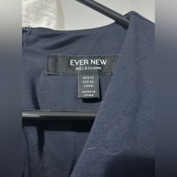 Ever New Black High Low Dress with Belt - Picture 2 of 5